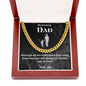 My Amazing Dad / Dad from Son / Dad Necklace /Cuban Link Chain Necklace