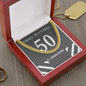 Happy Birthday / 50 & Looking Good / Cuban Link Chain Necklace