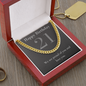 Happy Birthday / Happy 21st Birthday Son / Cuban Link Chain Necklace