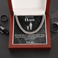 My Amazing Dad / Dad from Son / Dad Necklace /Cuban Link Chain Necklace