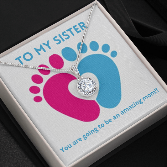 New Mom / To Sister from Sibling / Eternal Hope Necklace