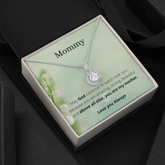 Mommy / God watch over you / Gift for Mommy / Eternal Hope Necklace