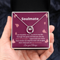 Soulmate Pillar of Strength / Soulmate Love/ Soulmate Gift / Lucky in Love Necklace