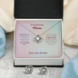 Amazing Mom / Single Parent / Love Knot Earrings and Necklace set