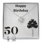 Happy Birthday / 50 and Balloons / Love Knot Earring & Necklace Set