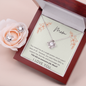 Mom from child / Single Parent / Love Knot Earrings and Necklace