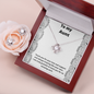 To My Aunt / Love Knot Necklace