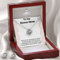 Bonus Mom / Mother's Day / Love Knot Necklace and Earrings Set
