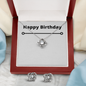 Happy Birthday / Love Knot Earrings and Necklace
