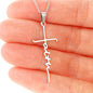 Dear Godmother / Godmother Gift / Godmother Birthday / Faith Cross Necklace