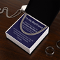 Boyfriend - Promise Necklace - Cuban Link Chain