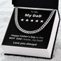 My Dad for Father's Day / Best Dad Gift for Dad / Cuban Link Chain Necklace
