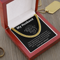 My Husband / Thank you Husband and Dad / Cuban Link Chain Necklace Gift