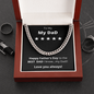 My Dad for Father's Day / Best Dad Gift for Dad / Cuban Link Chain Necklace