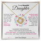 Daughter - Beautiful Chapters Pink - Love Knot Necklace