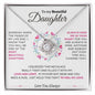 Daughter - Beautiful Chapters Pink - Love Knot Necklace