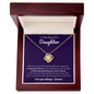 Beautiful Daughter - Life's Journey - Love Knot Necklace