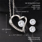 Daughter - Proud Father - WBUFL necklace and earrings gift set