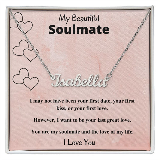 soulmate gift, gift for soulmate, custom name for soulmate, best gift for soulmate, soulmate valentine gift, valentines gift for soulmate, valentine's gift for soulmate, valentine's gift for wife