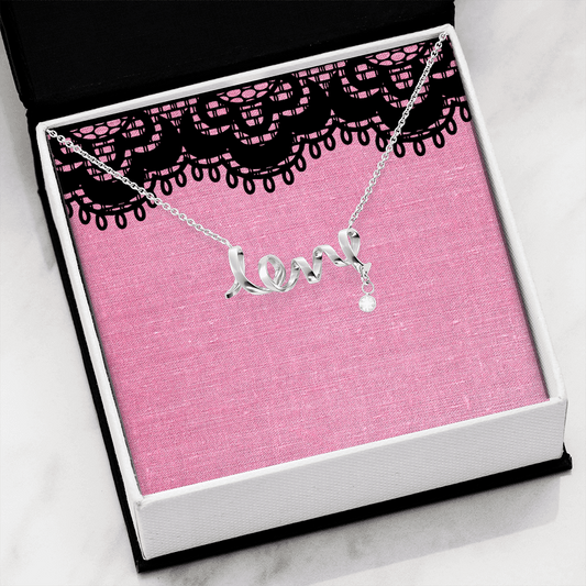 Scripted Love Necklace without Text