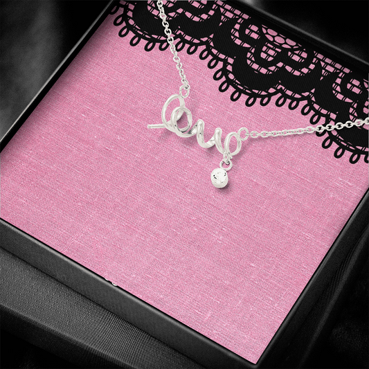 Scripted Love Necklace without Text