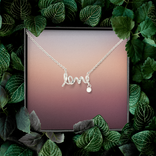 Scripted Love Necklace without Text