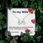 To My Wife / New Wife / Infinity Symbol Necklace
