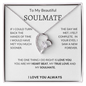 soulmate gift, soulmate love gift, soulmate from boyfriend, soulmate from husband, soulmate necklace, soul mate, soul mate necklace gift, girlfriend gift, girl friend gift from boyfriend, girlfriend gift from boyfriend, gift for girlfriend, necklace for girlfriend, chain for girlfriend