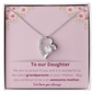 Daughter / To Our Daughter from Parents / Forever Love Necklace