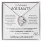 Soulmate - Infinity BW - Forever Love Necklace