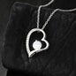 My Amazing Soulmate / Soulmate Heart Beat / Soulmate Blk Lace Gift / Forever Love Necklace Gift