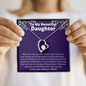 Beautiful Daughter - Precious from Mom - Forever Love Necklace