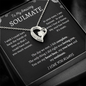 My Amazing Soulmate / Soulmate Heart Beat / Soulmate Blk Lace Gift / Forever Love Necklace Gift