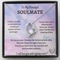 Beautiful Soulmate - Luckiest Person - Forever Love Necklace