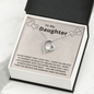 My Daughter - Stronger and Smarter - Forever Love Necklace