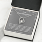 Granddaughter - Grandma Gift - Forever Love Necklace