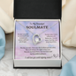 Beautiful Soulmate - Luckiest Person - Forever Love Necklace