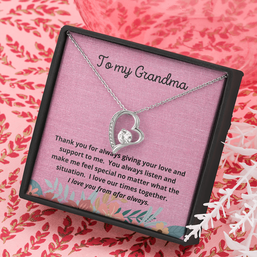 To my Grandma Grandma for Mother s Day Forever Love Necklace