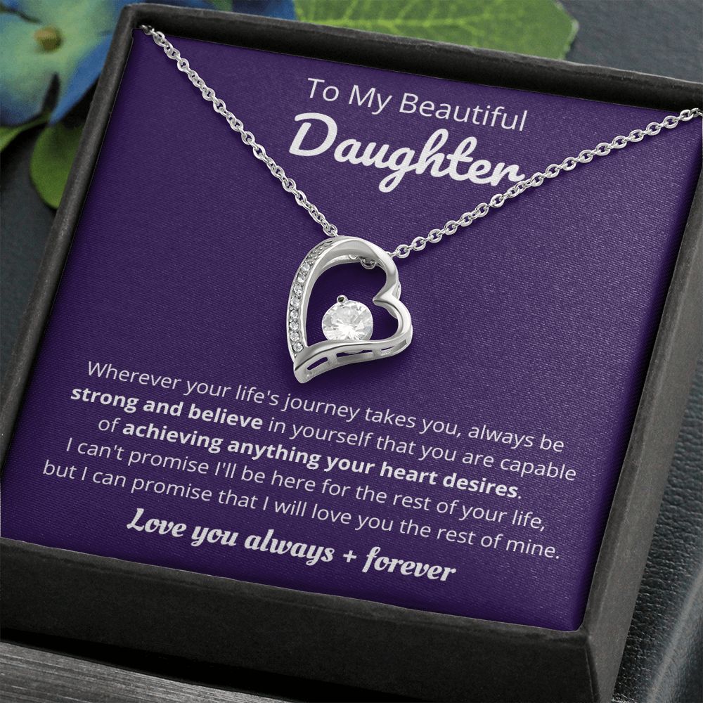 Beautiful Daughter - Life's Journey - Forever Love Necklace