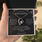 My Amazing Soulmate / Soulmate Heart Beat / Soulmate Gift / Forever Love Necklace - BLK Gift