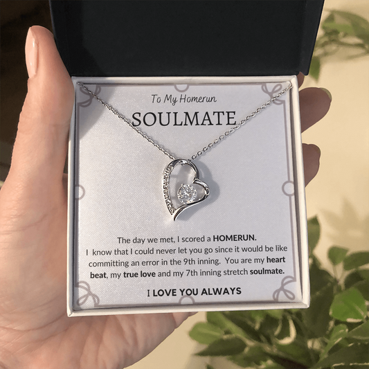 My Homerun Soulmate / Soulmate Gift / Forever Love Necklace Gift