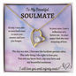 Beautiful Soulmate - Luckiest Person - Forever Love Necklace