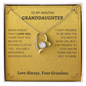 Granddaughter - Blessing and Joy - Forever Love Necklace