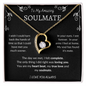 My Amazing Soulmate / Soulmate Heart Beat / Soulmate Gift / Forever Love Necklace - BLK Gift