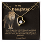 My Daughter - Proud Old Lion - Forever Love Necklace
