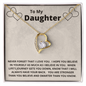 My Daughter - Stronger and Smarter - Forever Love Necklace