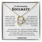 Soulmate - Cherish the Day - Forever Love Necklace