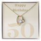 Happy Birthday / 50 / Forever Love Necklace