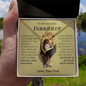 Amazing Daughter - Dad Old Lion Tan - Forever Love Necklace