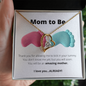 Mom to Be / New Mom / Baby to Mom for Mother's Day / Forever Love Necklace